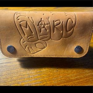 Marc Jacob’s Wallet with Fist Tooled Leather Work